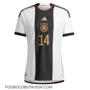 Tyskland Jamal Musiala #14 Hjemmebanetrøje VM 2022 Kortærmet
